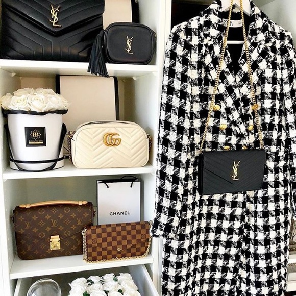 NWT Zara Houndstooth Double Breasted Tweed Coat - Picture 4 of 7